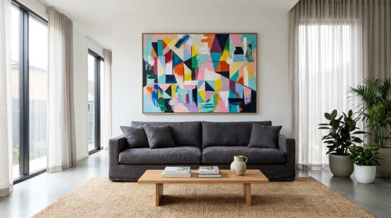 How to Choose the Right Wall Art Size for Your Living Room