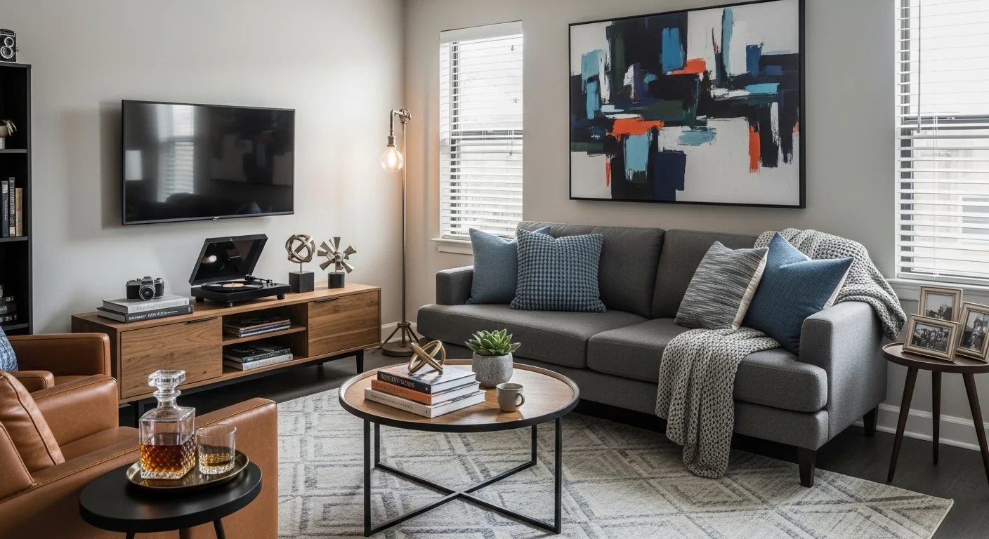 apartment decorating for men ideas