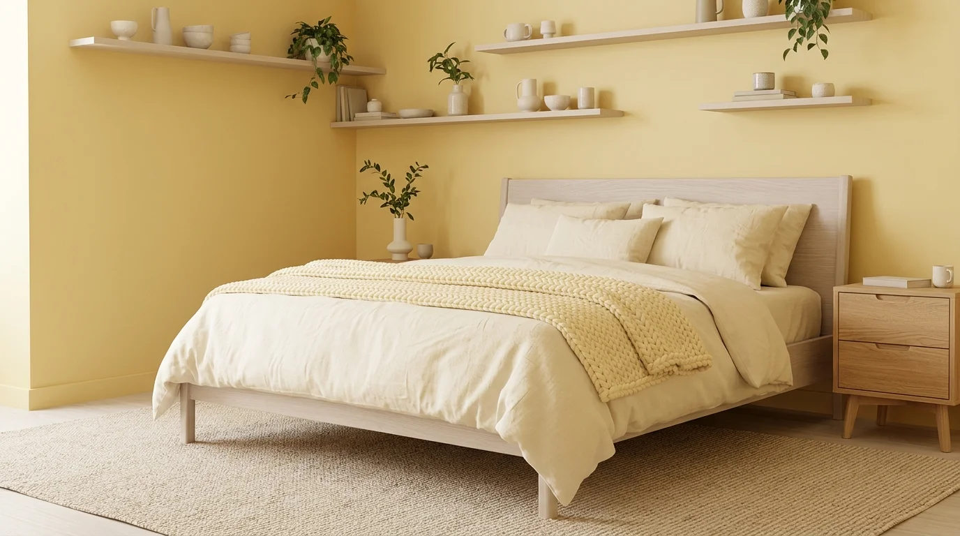 yellow bedroom ideas