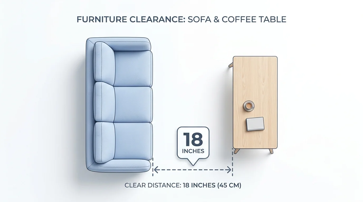 Understanding the Ideal Distance Between a Sofa and a Coffee Table